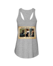 Vinyl That is what I do Ladies Flowy Tank tile