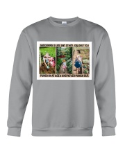 Gardening is like any other job Crewneck Sweatshirt tile