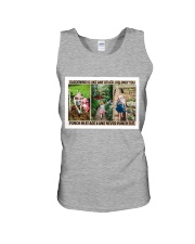 Gardening is like any other job Unisex Tank tile