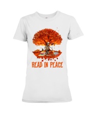 Book Read In Peace Premium Fit Ladies Tee tile