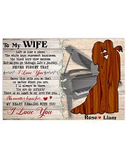 Piano I love you Horizontal Poster tile