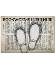 Bookworms enter here Doormat 34" x 23" front