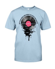 Vinyl Records Let your soul Classic T-Shirt tile