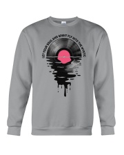 Vinyl Records Let your soul Crewneck Sweatshirt tile