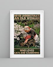 Gardening Never underestimate an old woman 24x36 Poster lifestyle-poster-5
