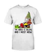 Lawn Mower The grass is calling Premium Fit Mens Tee tile
