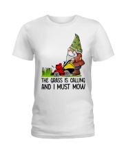 Lawn Mower The grass is calling Ladies T-Shirt tile