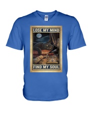 Vinyl Record Lose my mind V-Neck T-Shirt tile