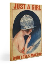 Makeup Just a girls who loves makeup Gallery Wrapped Canvas Prints tile