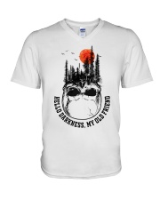 Camping V-Neck T-Shirt tile