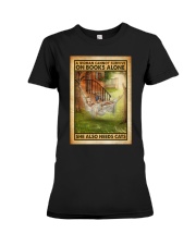 Book A woman cannot survive on books alone Premium Fit Ladies Tee tile