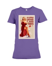 Makeup A little lipstick Premium Fit Ladies Tee tile