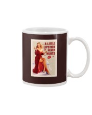 Makeup A little lipstick Mug tile