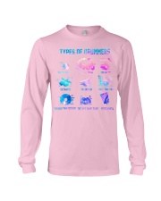 Drum Types of drummers Long Sleeve Tee tile