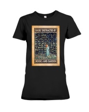 Books and Garden Premium Fit Ladies Tee tile