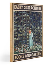 Books and Garden Gallery Wrapped Canvas Prints tile