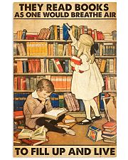 Book They read books 24x36 Poster front
