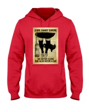 Survive On Guitar Hooded Sweatshirt tile