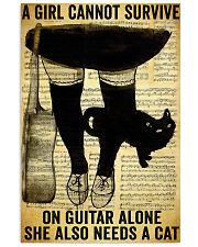 Survive On Guitar Vertical Poster tile