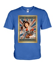 Gardening V-Neck T-Shirt tile