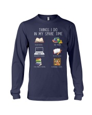 Book In my spare time Long Sleeve Tee tile