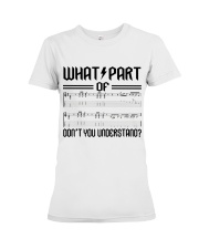 Guitar what part of Premium Fit Ladies Tee tile