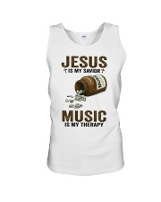 Music Jesus is my savior Unisex Tank tile