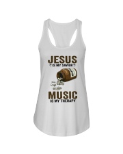 Music Jesus is my savior Ladies Flowy Tank tile