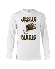 Music Jesus is my savior Long Sleeve Tee tile