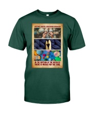 Knitting forever Housework whenever Premium Fit Mens Tee tile