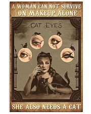 Make177 Makeup A woman cannot survive 24x36 Poster front