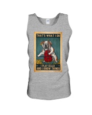 Cello That's what I do Unisex Tank tile