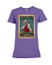 Cello That's what I do Premium Fit Ladies Tee tile