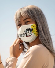 Book We save our lives in such unlikely ways Cloth face mask aos-face-mask-lifestyle-20