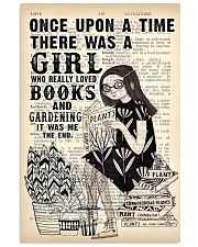 Loved Books and Gardening 24x36 Poster front