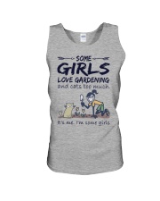Love gardening and cats Unisex Tank tile