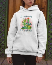 Gardening It's not hoarding if it's plants Hooded Sweatshirt apparel-hooded-sweatshirt-lifestyle-front-03