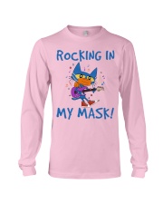 Guitar Rocking in my mask Long Sleeve Tee tile