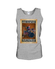 Drum You don't stop playing drums Unisex Tank tile
