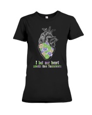 Gardening I bet my heart smells like Succulent Premium Fit Ladies Tee tile