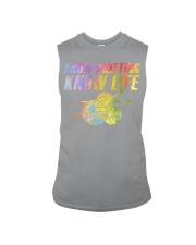 Know Knitting Know Life Sleeveless Tee tile