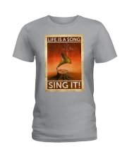 Life is a song Ladies T-Shirt tile