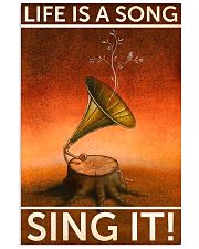 Life is a song Vertical Poster tile