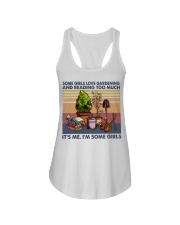 Gardening I'm some girls Ladies Flowy Tank tile