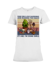 Gardening I'm some girls Premium Fit Ladies Tee tile