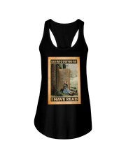 Book I am a part of everything Ladies Flowy Tank tile