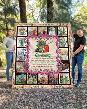Gardening It grounds us Quilt 70"x80" - Queen aos-quilt-70x80-lifestyle-front-04