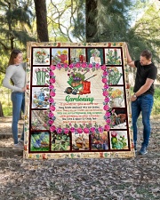 Gardening It grounds us Quilt 70"x80" - Queen aos-quilt-70x80-lifestyle-front-05