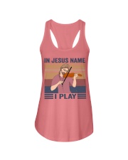 Violin In Jesus name I play Ladies Flowy Tank tile