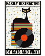 Vinyl Records and Cats Vertical Poster tile